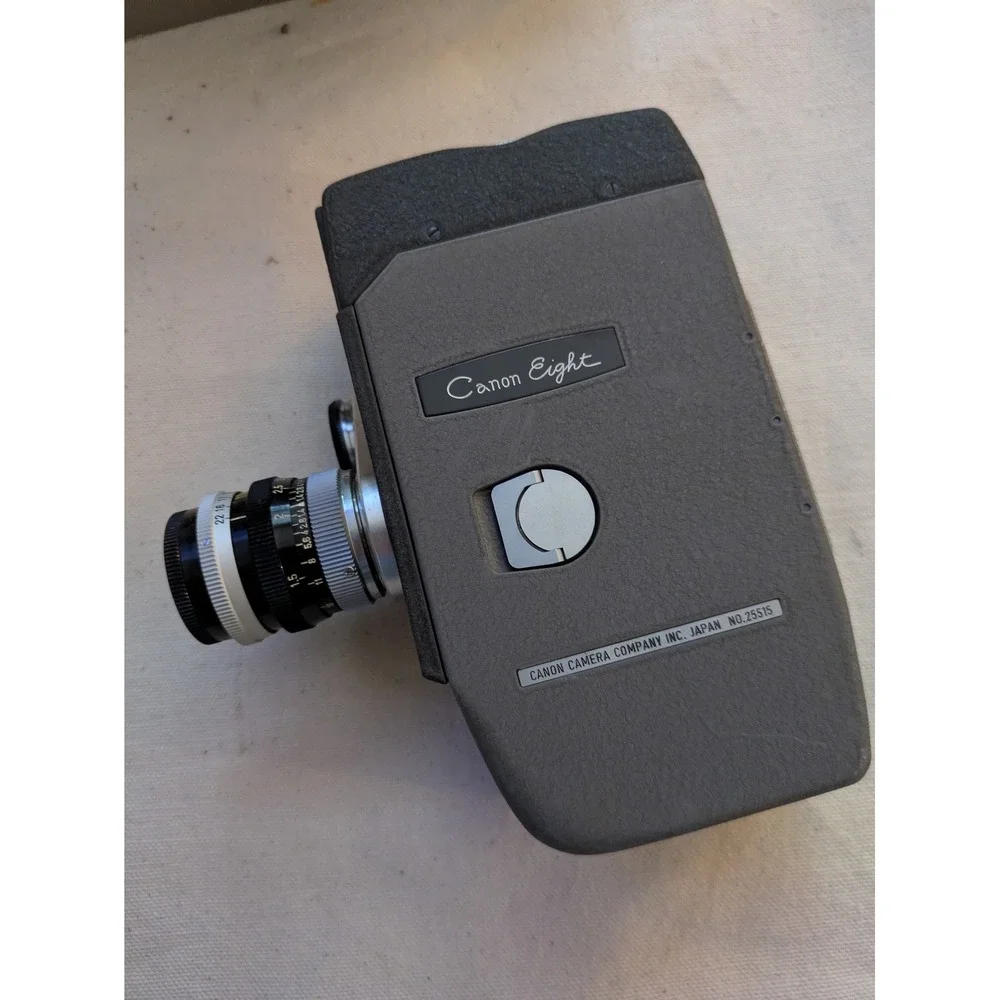 Canon Cine 8 Vintage 8mm Film Camera 13‎ mm Lens Manual Original Box Working